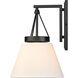 Penn 1 Light 11 inch Matte Black Wall Sconce Wall Light